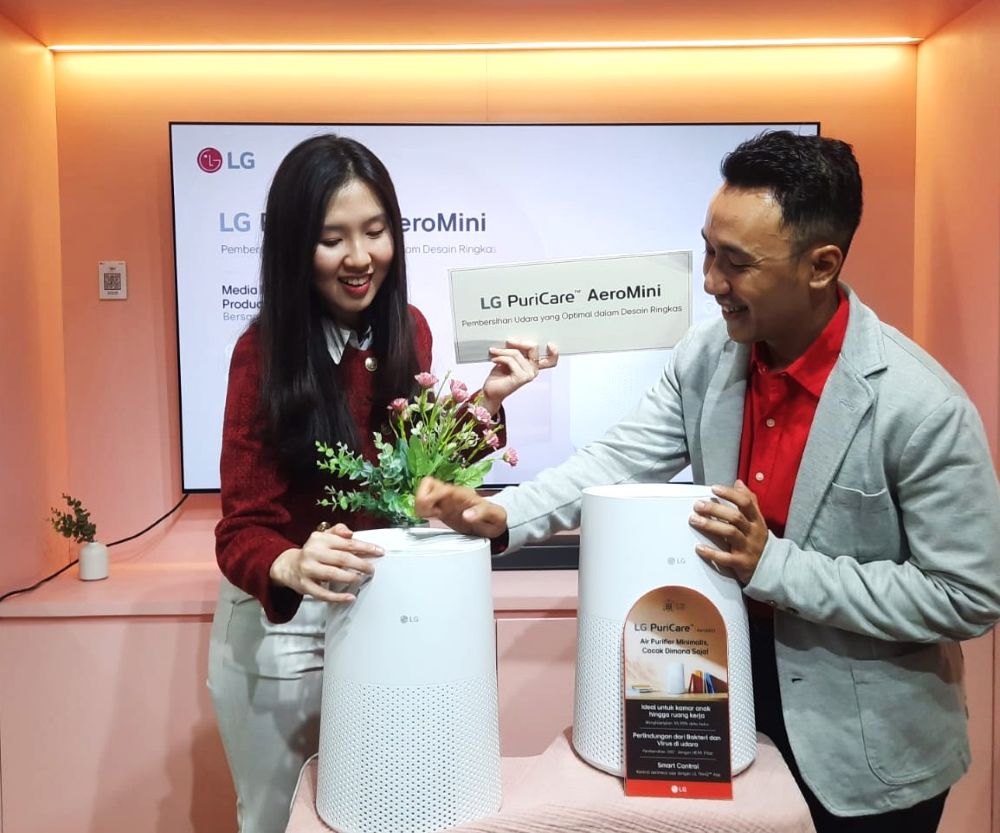 LG PuriCare™ AeroMini terbaru, Air Purifier Mungil, Hening, dan Estetis untuk Hunian Makin Sehat