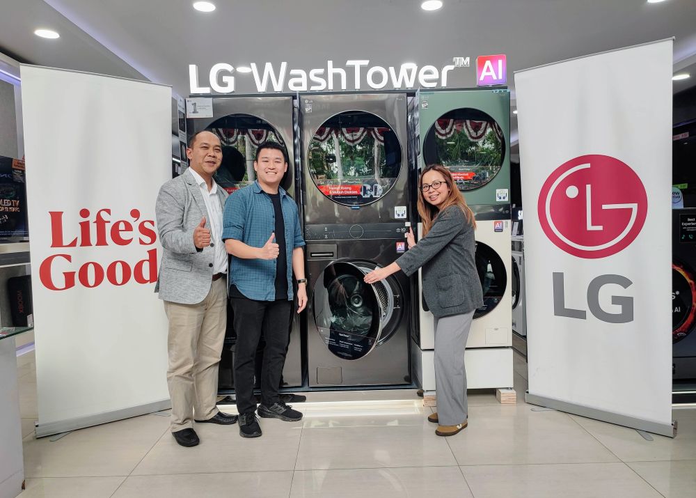 Solusi Laundry Room Estetis dan Pintar, LG Gandeng One Stop Electronics Garap Pasar LG WashTower