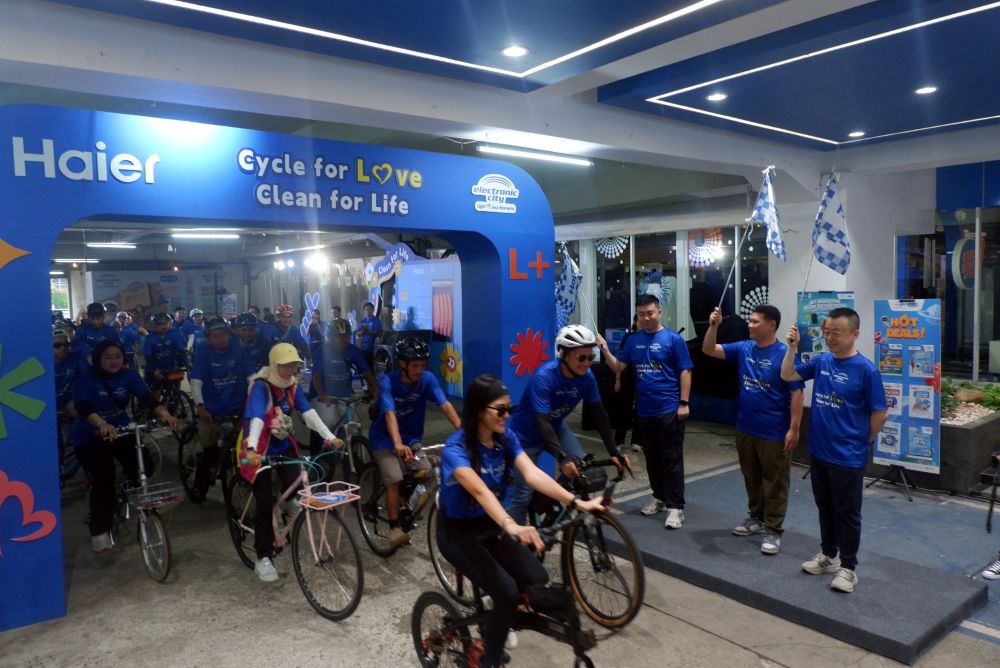 Haier Washing Machine Hadirkan Kemeriahan “Cycle for Love” di Jakarta