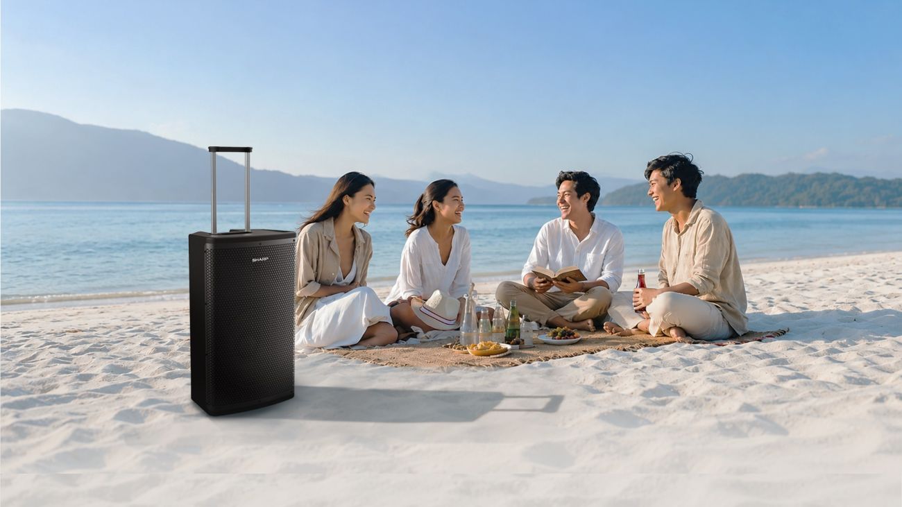 Portable Speaker Baru Sharp Siap Ramaikan Karaoke hingga Live Performance dengan Suara Powerful