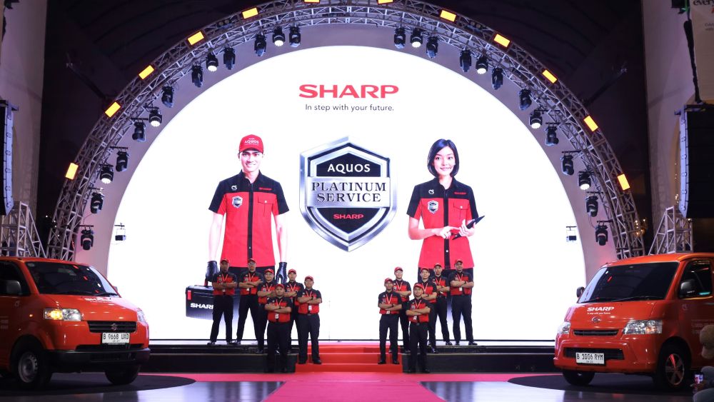 Manjakan Pembeli TV Jumbo, SHARP Indonesia Hadirkan AQUOS Platinum Service