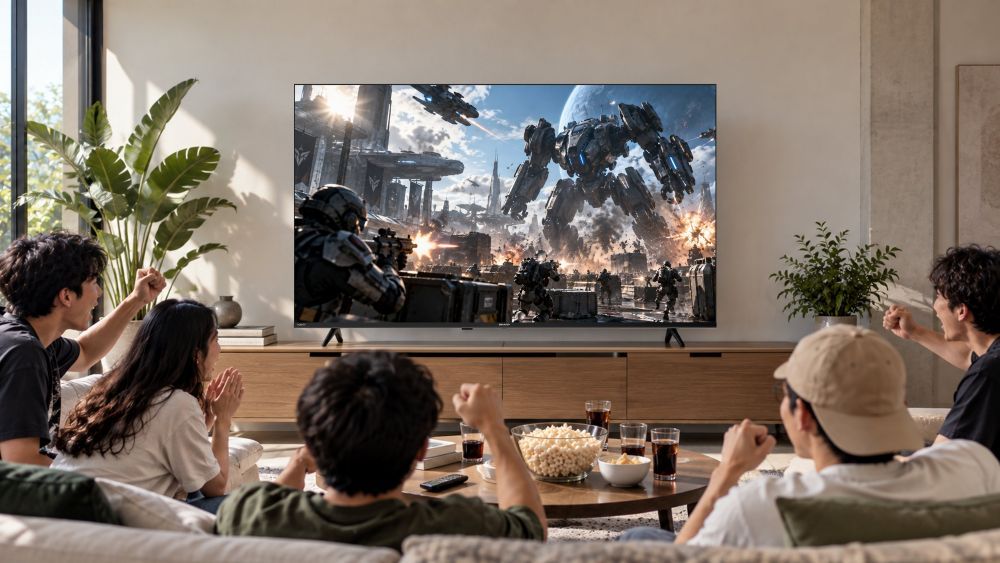 Bukan Sekadar Nonton, Sharp Luncurkan TV 4K untuk Gaming hingga Hiburan Keluarga